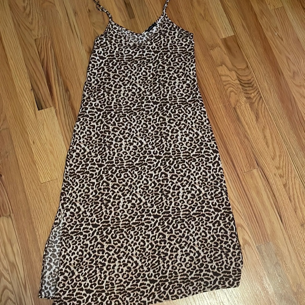 Cheetah maxi dress
